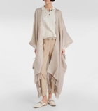 Brunello Cucinelli Fringed cape