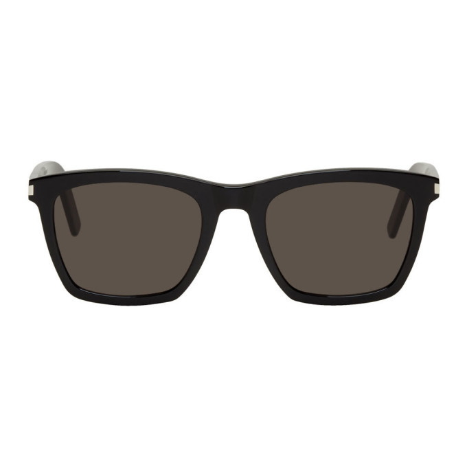 Photo: Saint Laurent Black SL 281 Slim Sunglasses