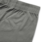 Entireworld - Slim-Fit Organic Cotton-Jersey Boxer Shorts - Gray