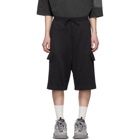 Juun.J Black Sweat Shorts