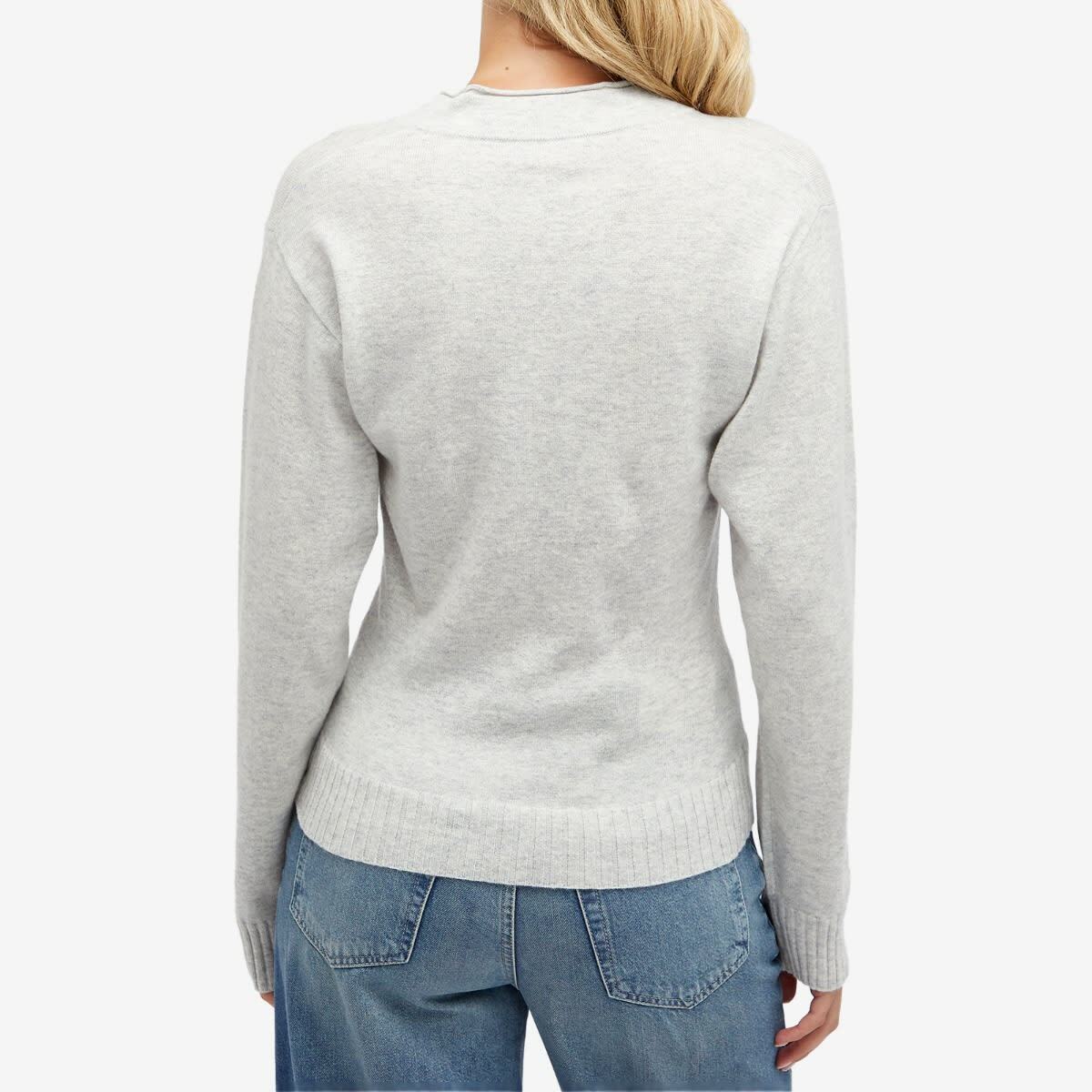Faithfull The Brand Women's Frederikke Cashemere Sweater in Taupe Marle