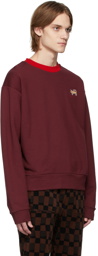 Marni Burgundy Maria Magdalena Suarez Edition Tiger Patch Sweatshirt