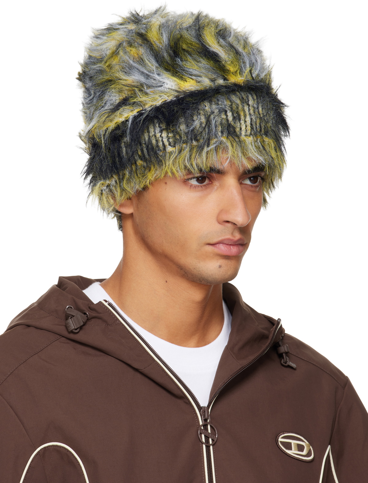 Diesel Yellow & Black K-Alliseo Beanie