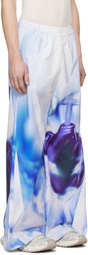 Gerrit Jacob Blue Printed Track Pants