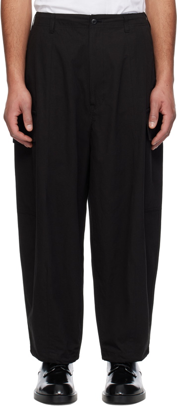 Photo: Comme des Garçons Homme Black Cotton Compact Weather Cargo Pants
