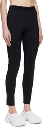 Givenchy Black Embroidered Leggings