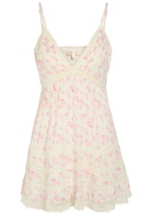 Loveshackfancy Alonna Floral-print Cotton Mini Dress Pink
