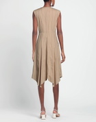Peserico Womens Midi dress Light brown