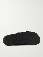 Alexander McQueen - Hybrid Exagerrated-Sole Buckled Leather Slides - Black