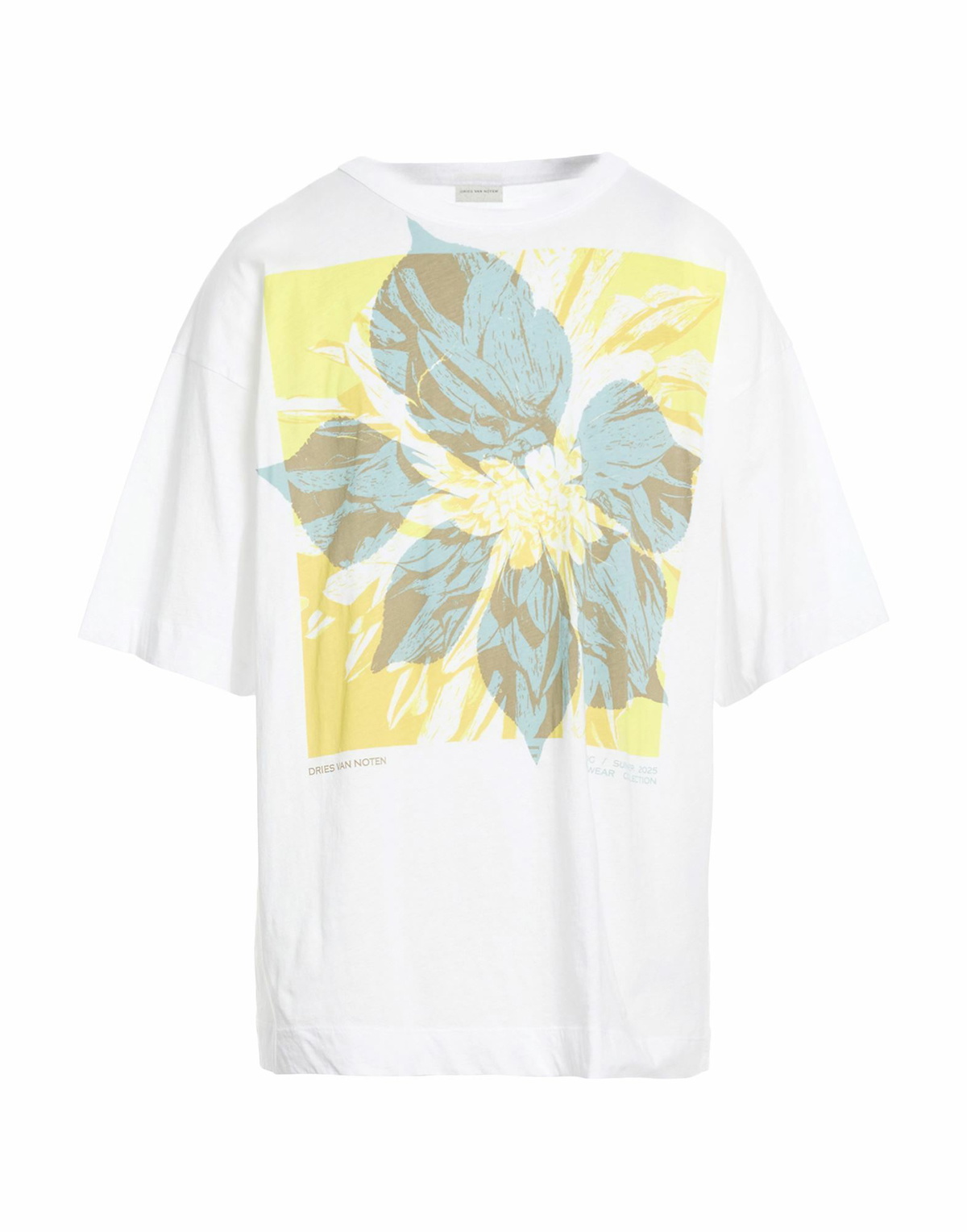 Dries Van Noten Mens T-shirt in White