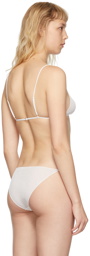 The Row White Fion Bra