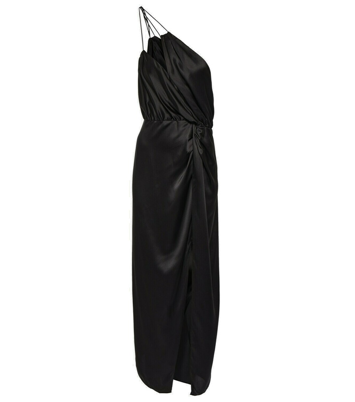 Photo: The Sei One-shoulder silk midi dress