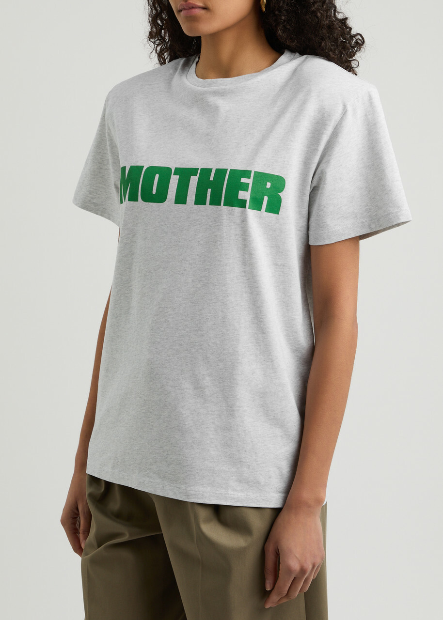 Bettter Mother Printed Cotton T-shirt Grey