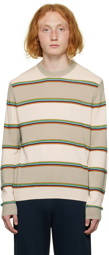 Paul Smith Off-White Stripe Sweater
