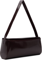 St. Agni Burgundy East West Baguette Bag