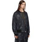 BED J.W. FORD Black MA-1 Bomber Jacket