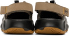 KEEN Taupe Hyperport Fisherman Leather Sandals