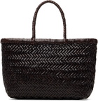 Dragon Diffusion Brown Mini Flat Gora Bag