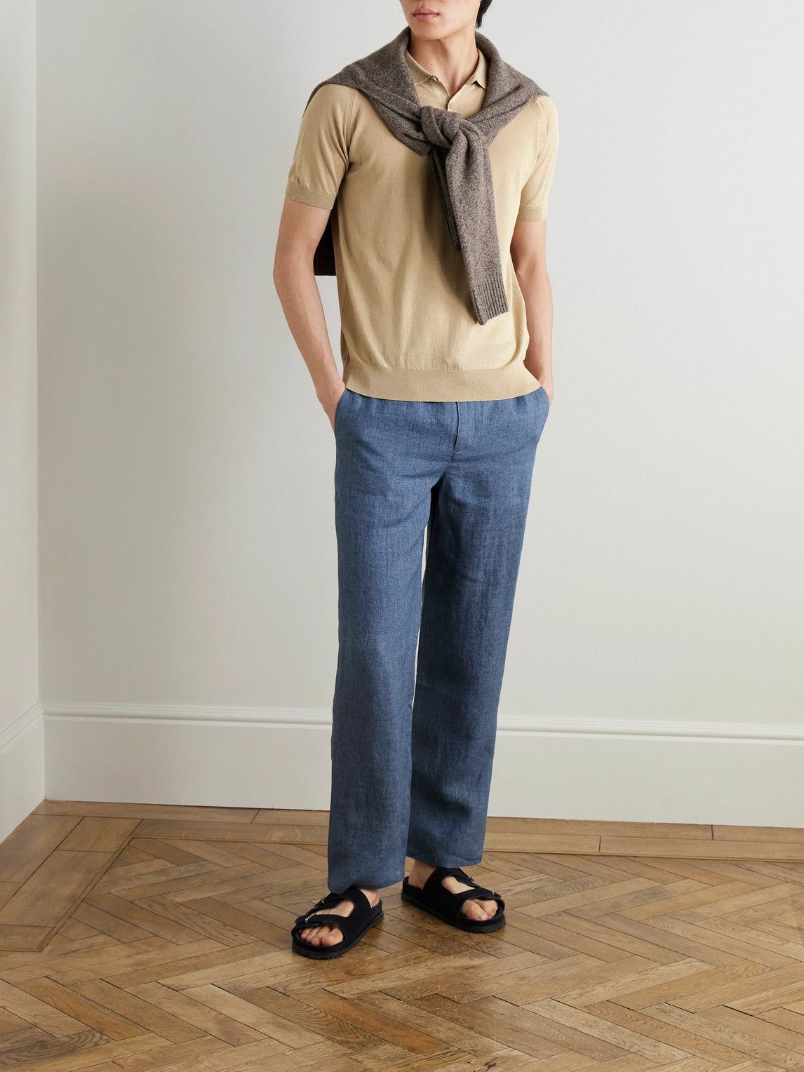 John Smedley - Elias Sea Island Cotton and Cashmere-Blend Polo