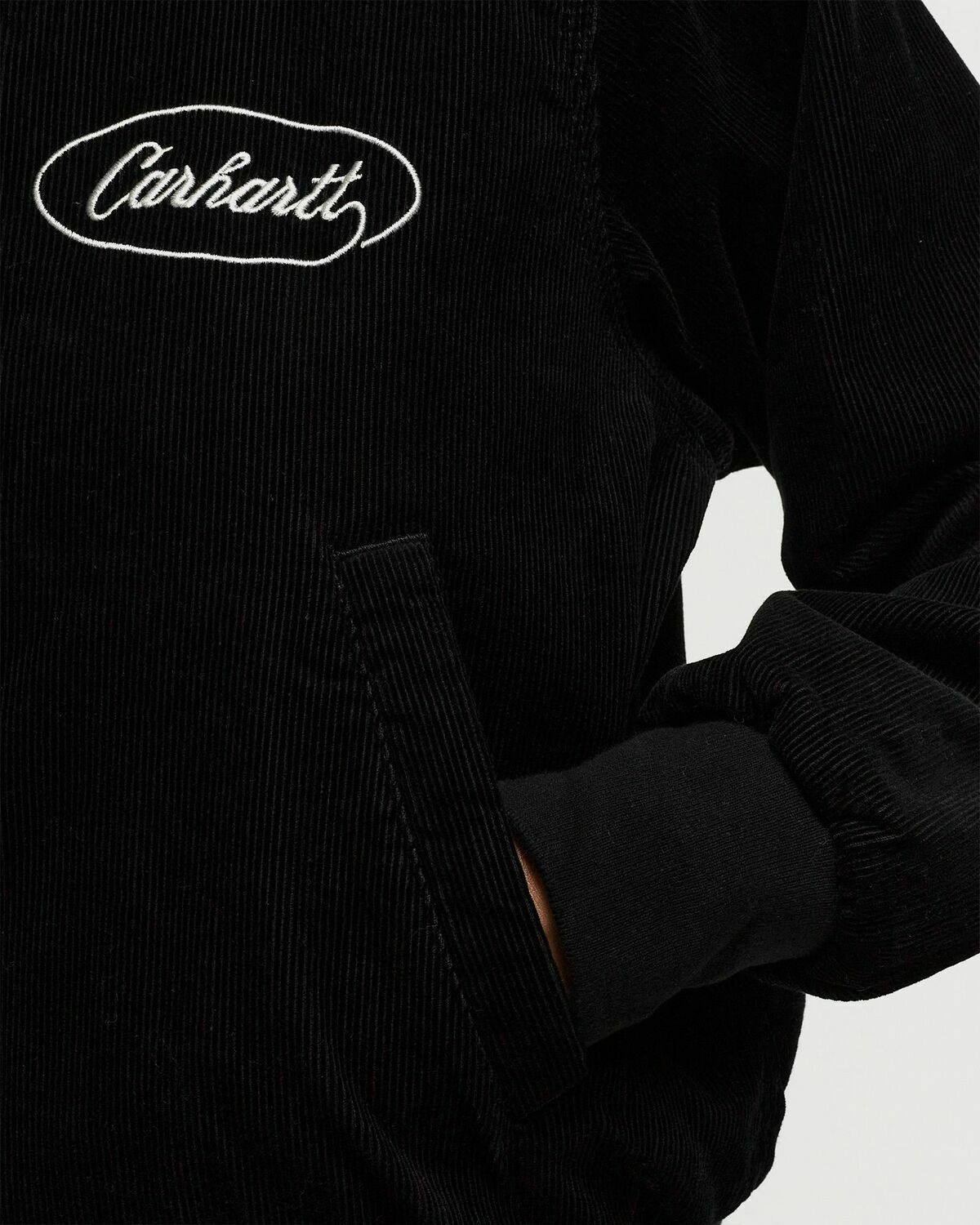 Carhartt Wip Rugged Letterman Jacket Black Bomber Jackets Carhartt WIP