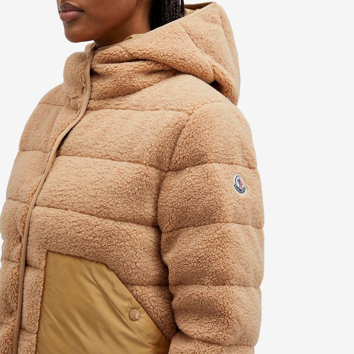 Moncler Women's Audrieu Jacket in Beige Moncler
