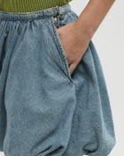 ROTATE Birger Christensen Denim Balloon Skirt Blue Women