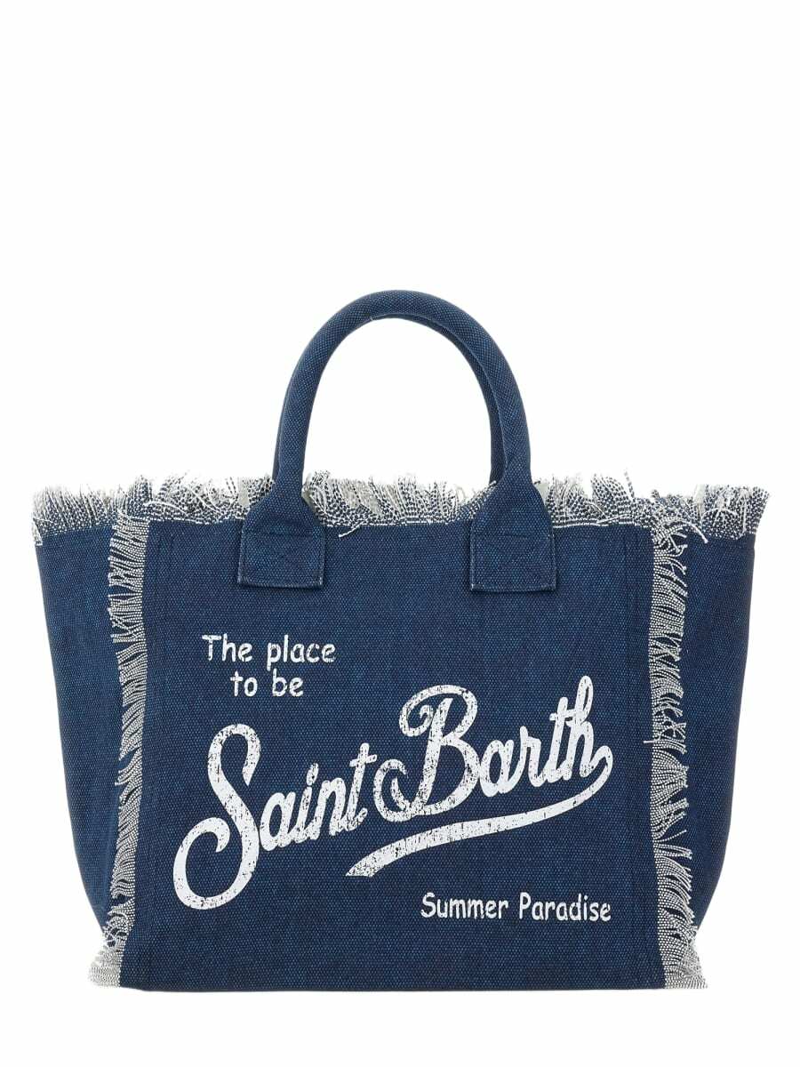 MC2 Saint Barth Logo Print Shopper Bag