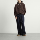 Larriet Men's G9 Zip Hoodie in Brown