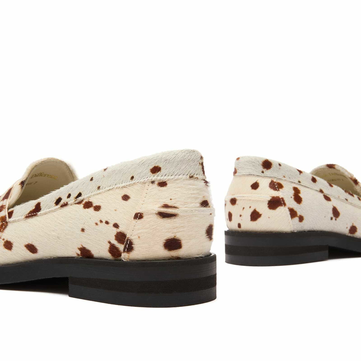 Duke + Dexter Women's Wilde Penny Loafer in Brown Cow