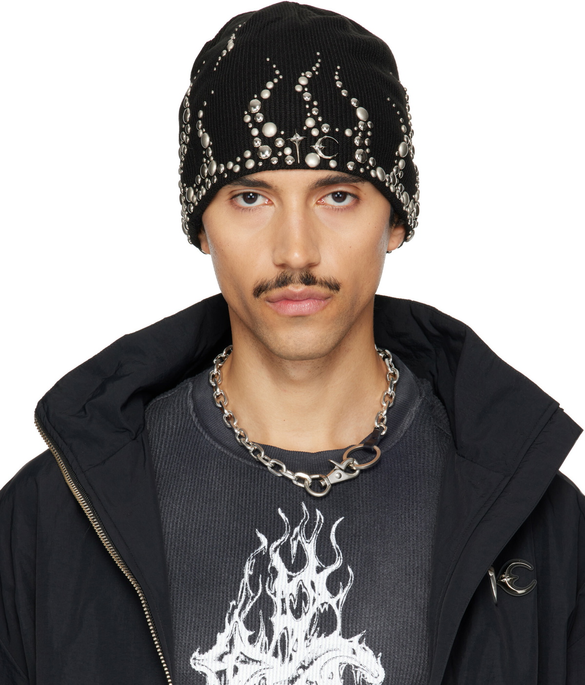 Thug Club Black TC Hothead Beanie Thug Club