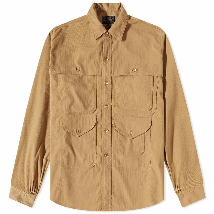 Photo: Beams Plus Men's Corduroy Adventure Shirt in Khaki