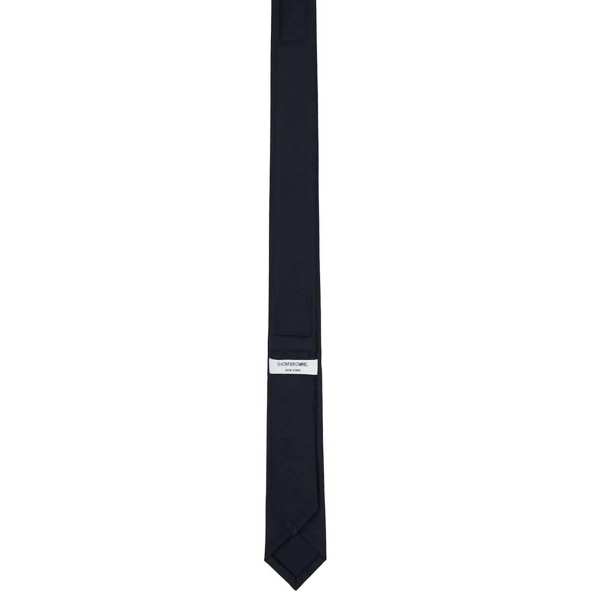 Thom Browne Navy Twill Classic Tie