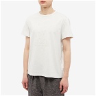 Maison Margiela Men's Embroidered Numbers Logo T-Shirt in Chalk