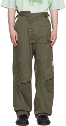 Miharayasuhiro Khaki Slide Piece Cargo Pants