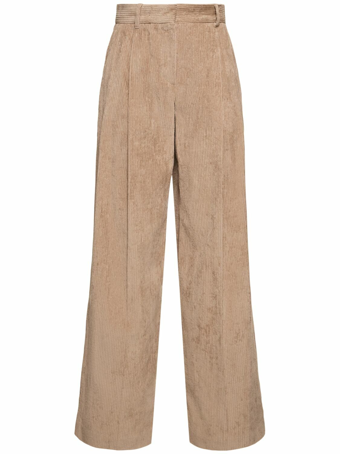 パンツ BRUNELLO CUCINELLI Fluid corduroy trousers with jewellery BRUNELLO CUCINELLI Corduroy wide-leg pants | NET-A-PORTER