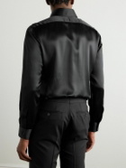 TOM FORD - Slim-Fit Silk-Satin Shirt - Black