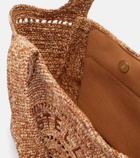 Stella McCartney Logo raffia tote bag