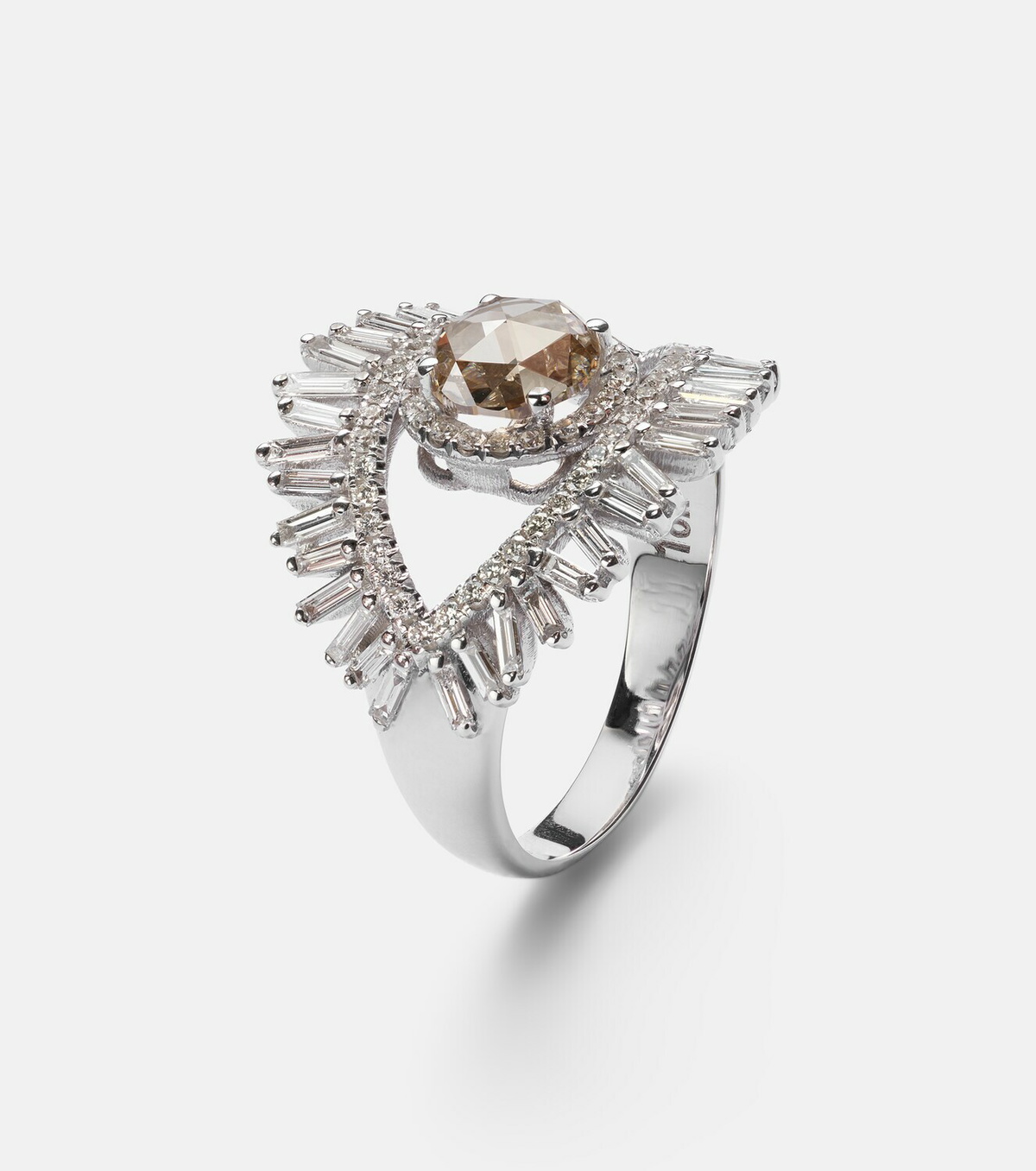Suzanne Kalan One Of A Kind 18kt white gold ring with diamonds