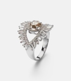 Suzanne Kalan One Of A Kind 18kt white gold ring with diamonds