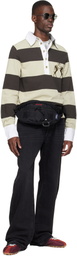 Comme des Garçons Homme Black BRIEFING Edition Nylon Diamond Rip Belt Bag