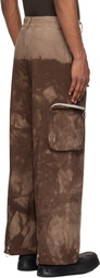 Charlie Constantinou Brown Multi Pocket Cargo Pants