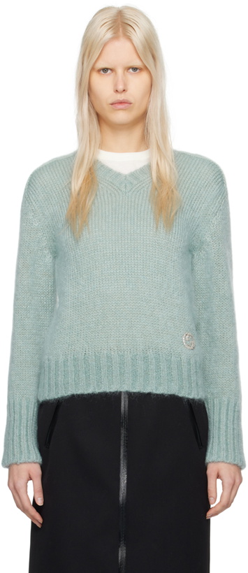 Photo: Gucci Blue Crystal Sweater