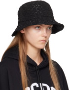 GCDS Black Monogram Hat