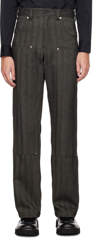 Photo: Commission Gray Herringbone Trousers