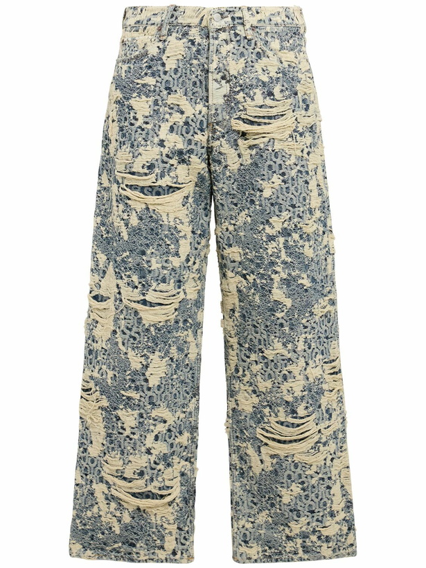 Photo: ACNE STUDIOS 1981 Distressed Monogram Jeans