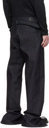 Bianca Saunders Navy Reverse Jeans