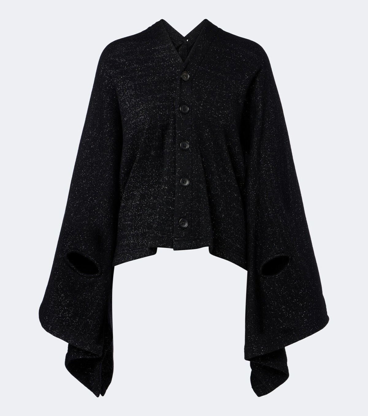 Junya Watanabe Draped wool and cotton-blend cardigan
