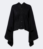 Junya Watanabe Draped wool and cotton-blend cardigan