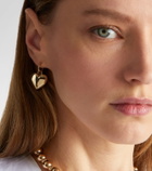Roxanne First Puffy Heart 14kt gold (585/1000) drop earrings