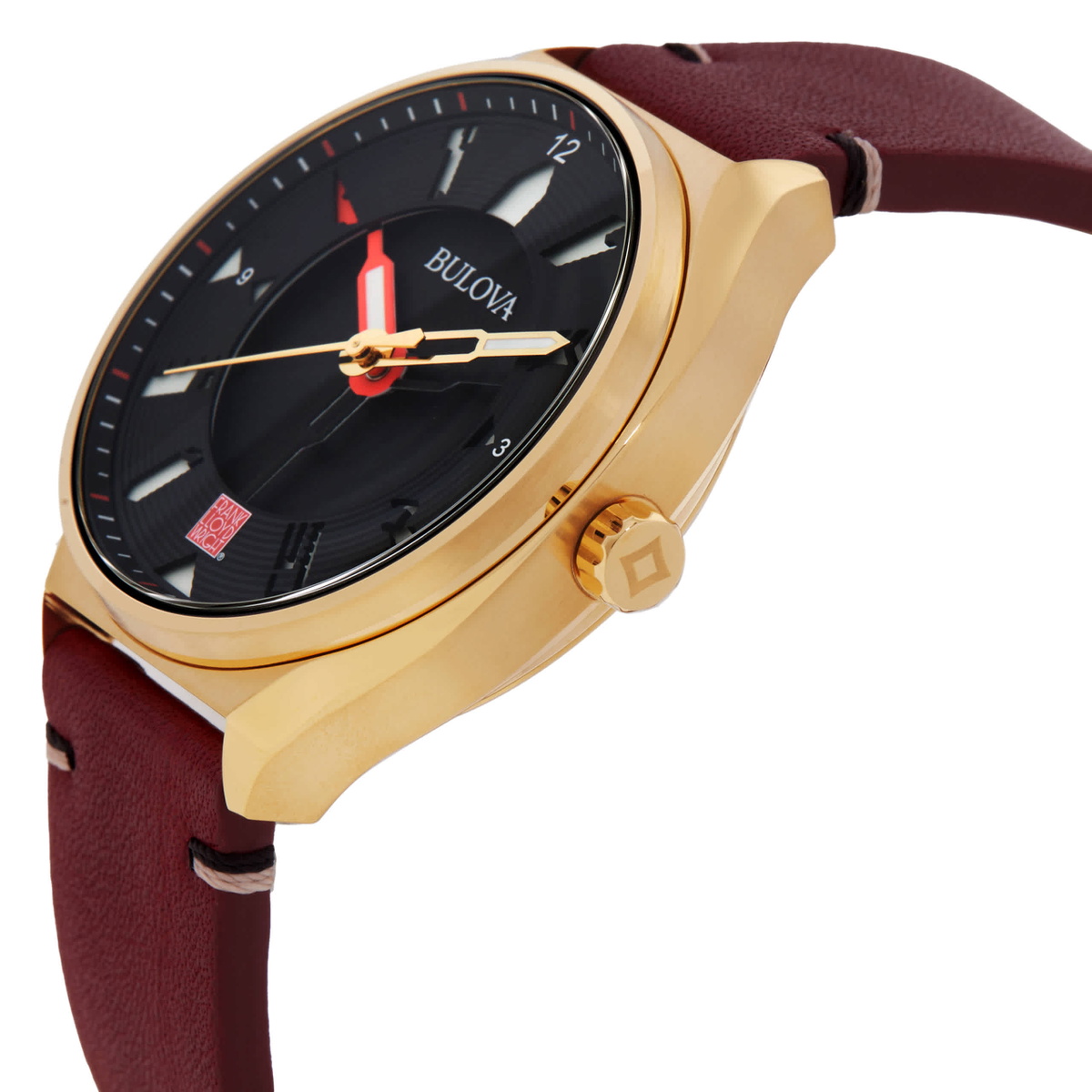 Bulova Automatic Black Dial Mens Watch 97A192